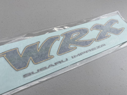 Rear "WRX" Decal Sticker White STi to suit Subaru Impreza GC8 93-01 - Vega Autosports