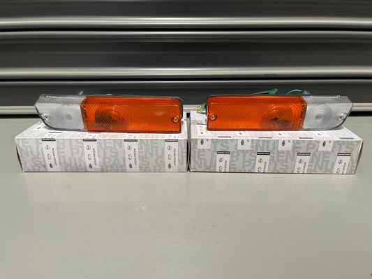 Front Combination Lamp Set RHS / LHS to suit Datsun 1200 Ute USDM / ADM B110 B120 Ute - Vega Autosports