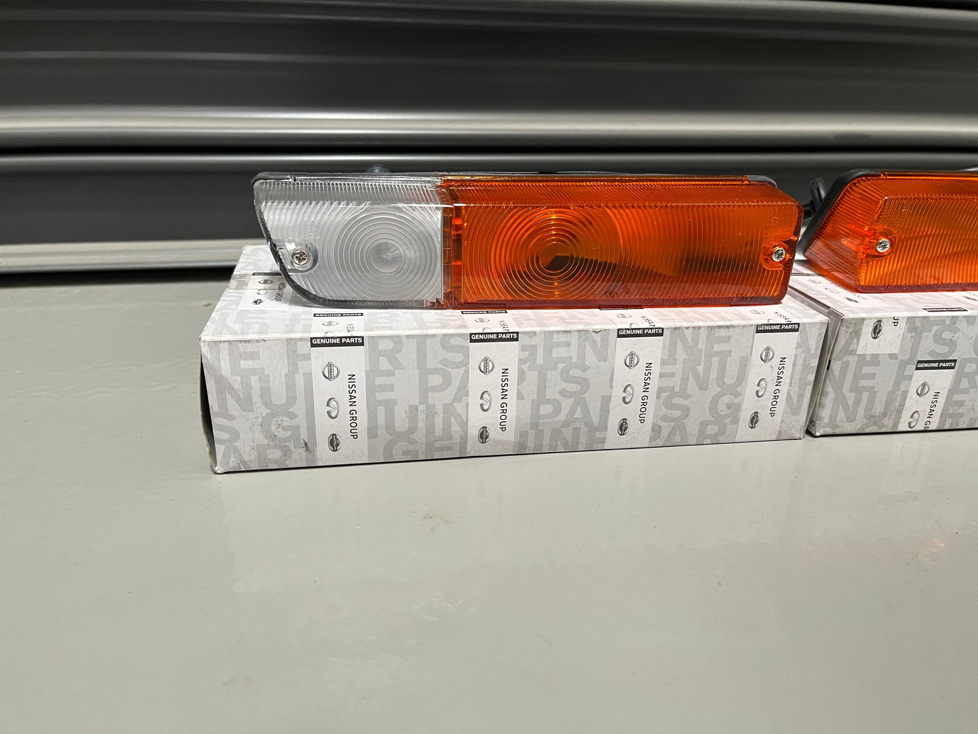 Front Combination Lamp Set RHS / LHS to suit Datsun 1200 Ute USDM / ADM B110 B120 Ute - Vega Autosports