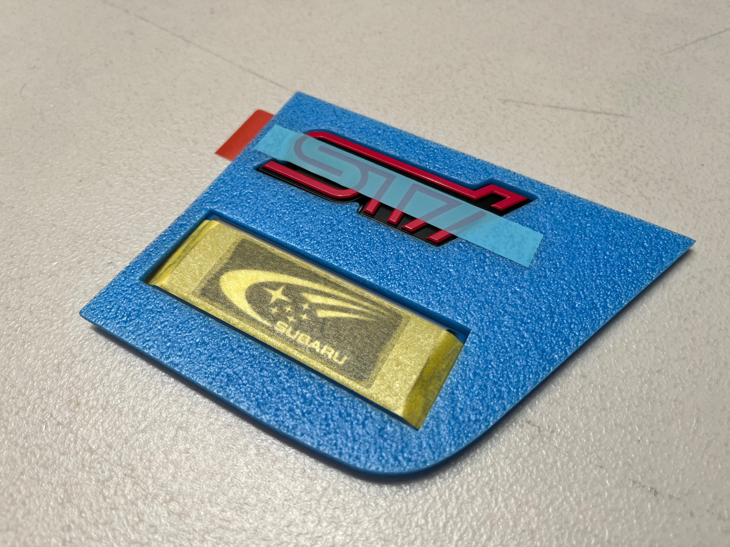 'STI RA Spec C' Boot Emblem Set to suit Subaru WRX STI GDB RA Spec C - Vega Autosports