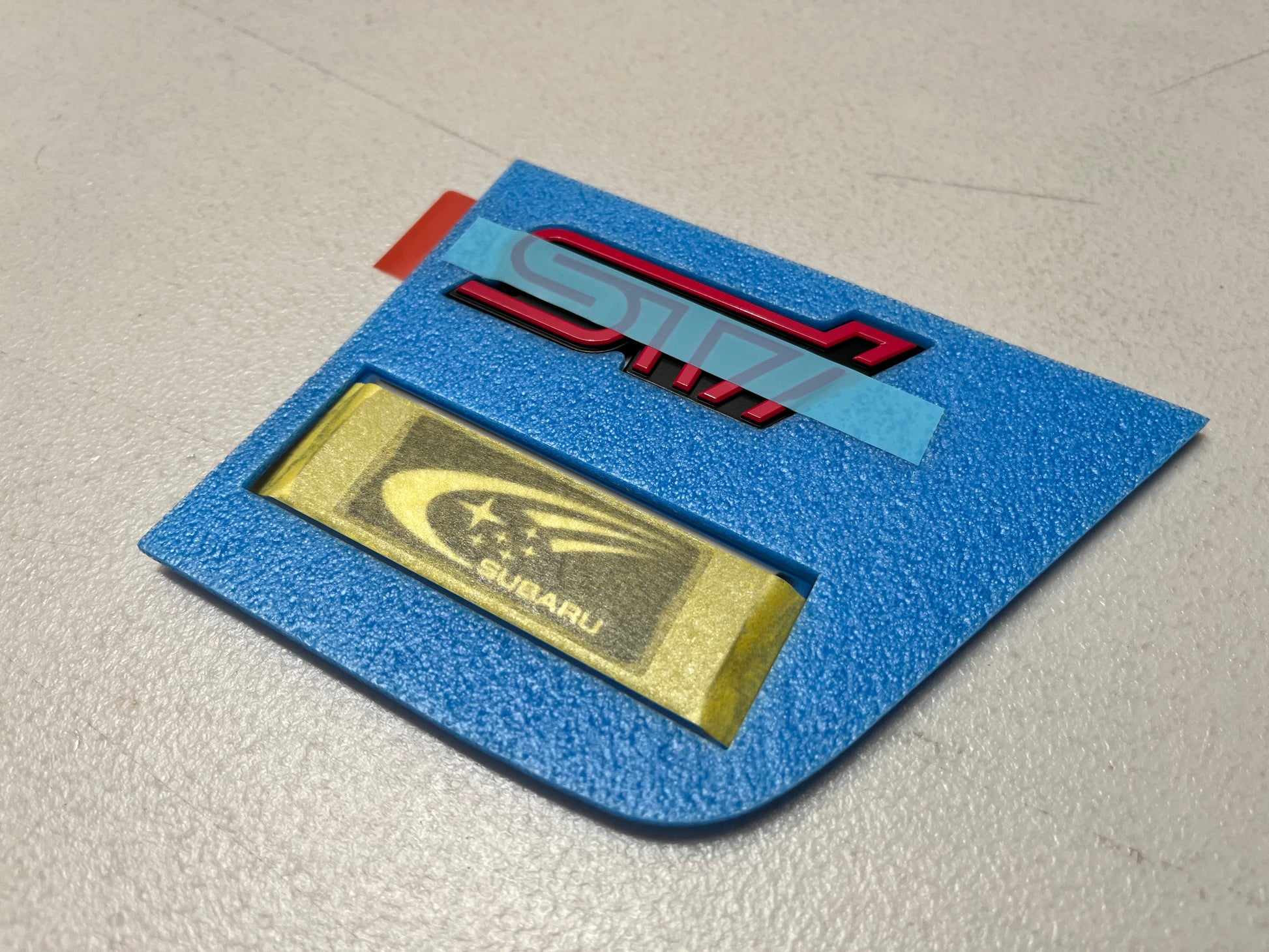 'STI RA Spec C' Boot Emblem Set to suit Subaru WRX STI GDB RA Spec C - Vega Autosports