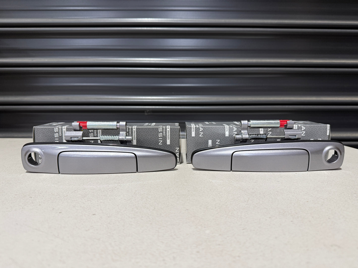 Front Outer Door Handle Assembly (RHS & LHS) KV2 to suit Nissan Skyline R34 GTR / GT-T / GT-V - Vega Autosports