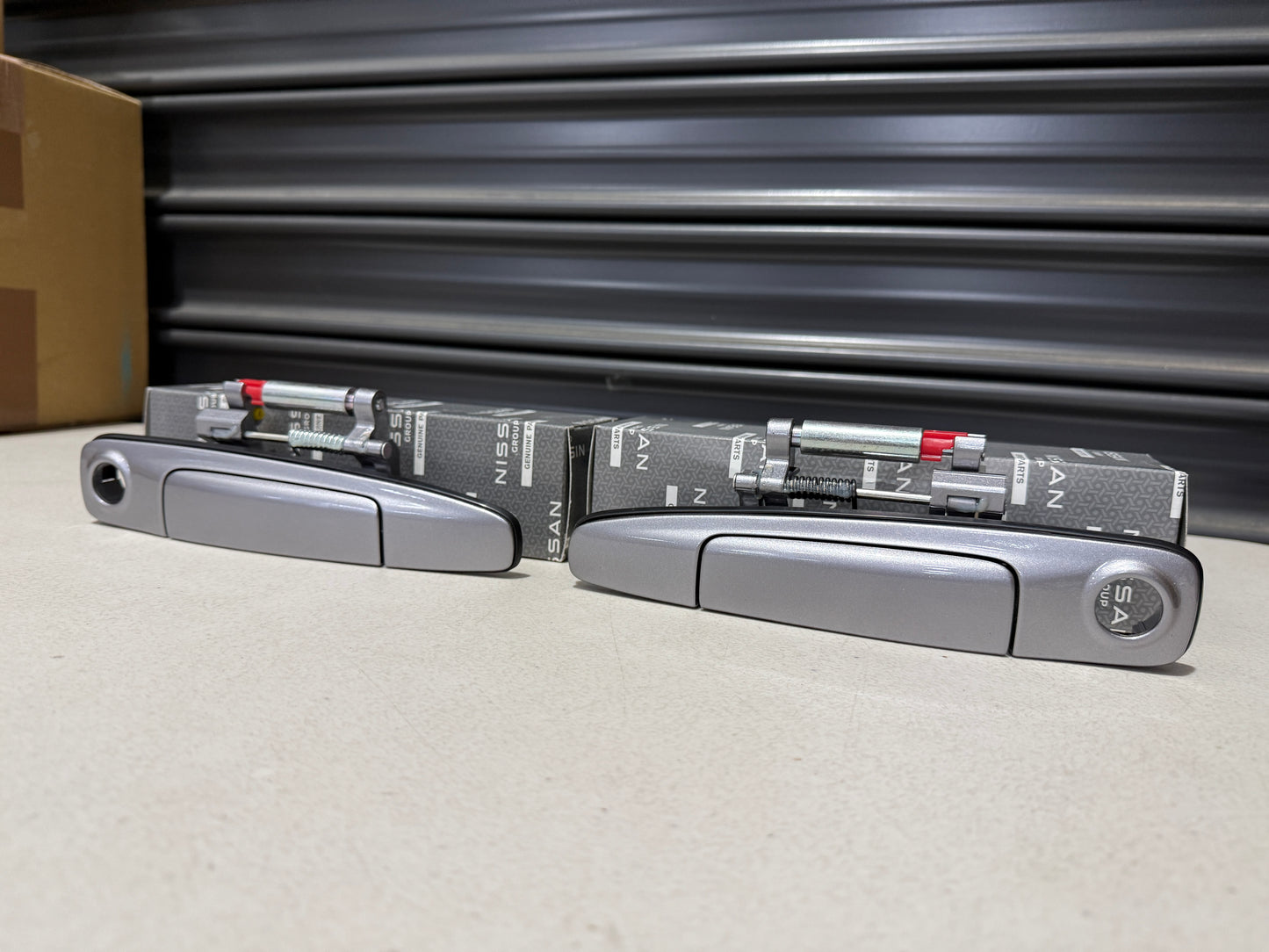 Front Outer Door Handle Assembly (RHS & LHS) KV2 to suit Nissan Skyline R34 GTR / GT-T / GT-V - Vega Autosports