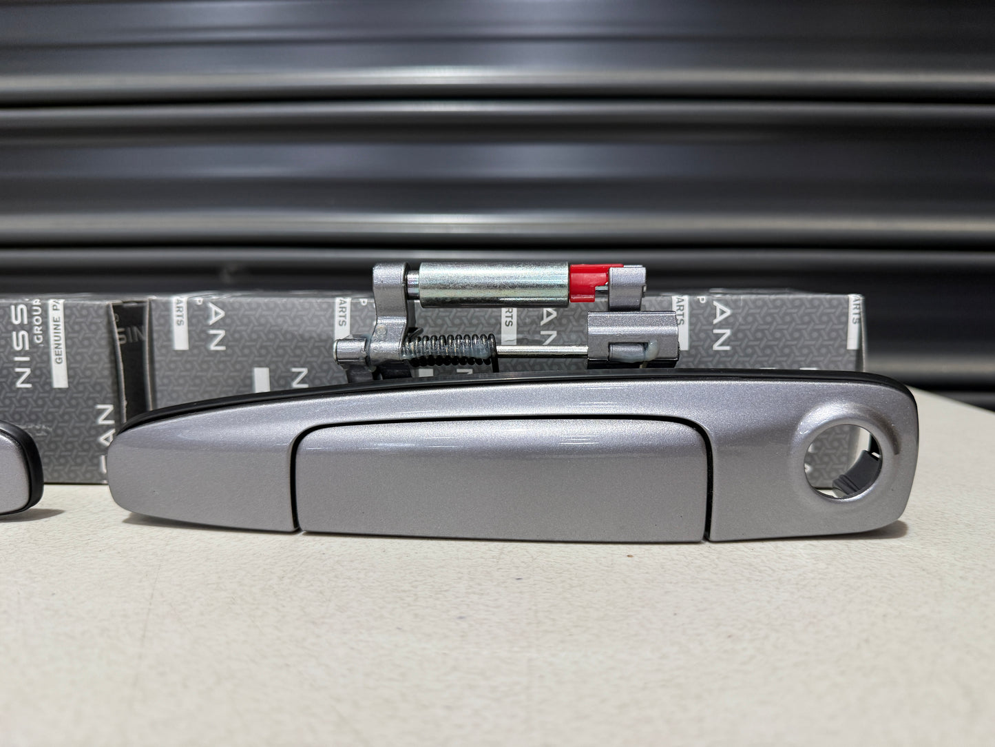 Front Outer Door Handle Assembly (RHS & LHS) KV2 to suit Nissan Skyline R34 GTR / GT-T / GT-V - Vega Autosports