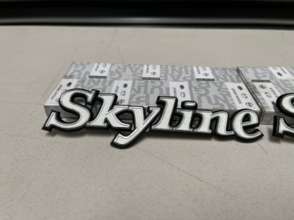 'Skyline' Side Emblem Set to suit Nissan Skyline C110 Kenmeri - Vega Autosports