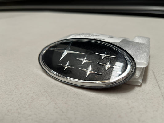 Front Grille Emblem (Black) To Suit Subaru Wrx Gg Gd Outback Rs 2002 Emblems Badges And Decals