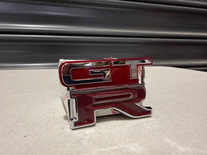 GTR Boot Lid Badge (Replica) to suit Nissan Skyline R32 GTR (Red Pearl AH3) - Vega Autosports