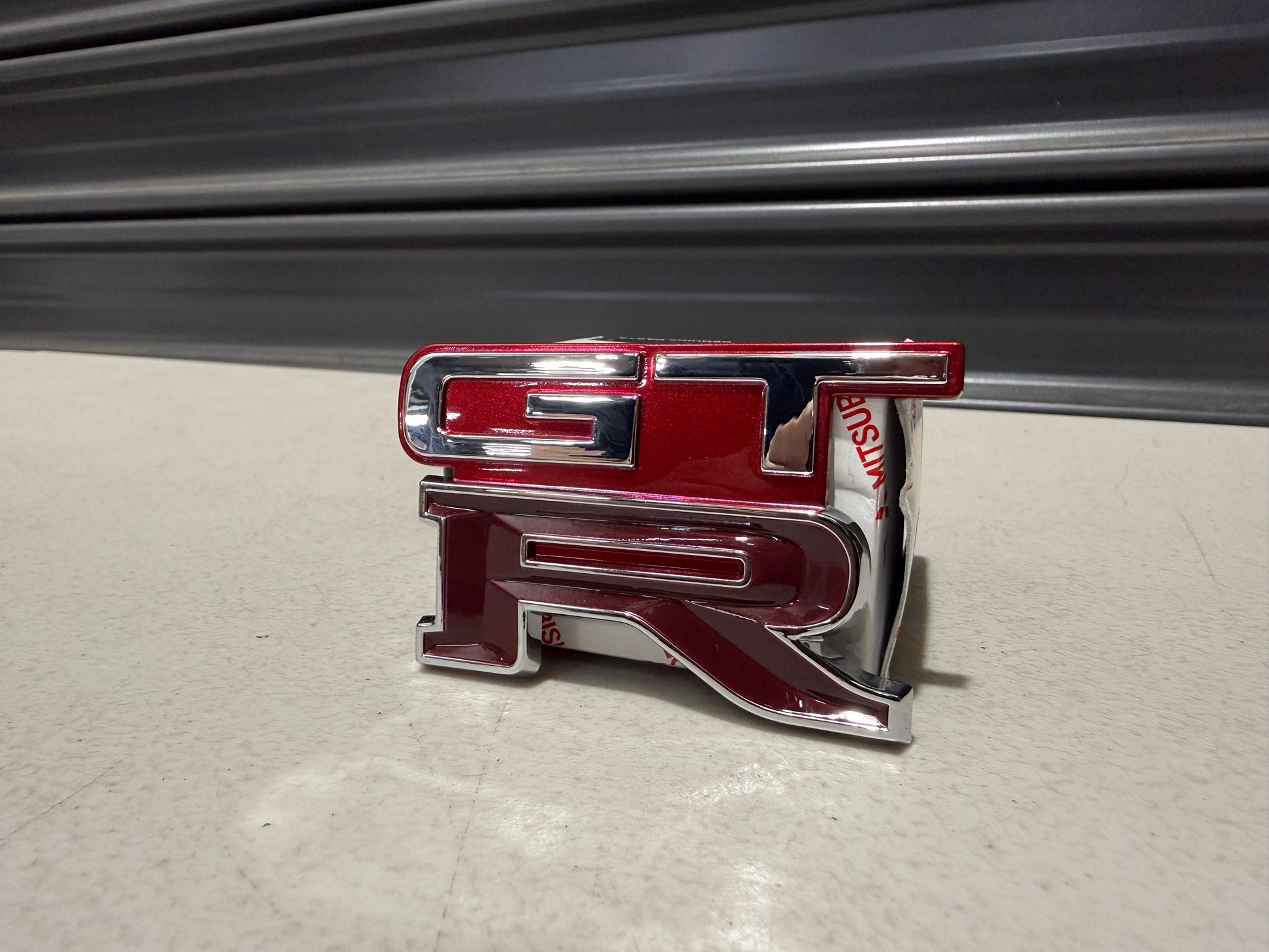 GTR Boot Lid Badge (Replica) to suit Nissan Skyline R32 GTR (Red Pearl AH3) - Vega Autosports
