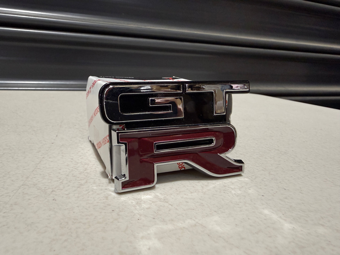 GTR Boot Lid Badge (Replica) to suit Nissan Skyline R32 GTR (Black Pearl 732) - Vega Autosports