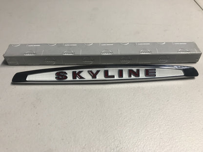 'Skyline' Emblem Trunk Ornament to suit Nissan Skyline GTR Kpgc10 C10 Hakosuka - Vega Autosports