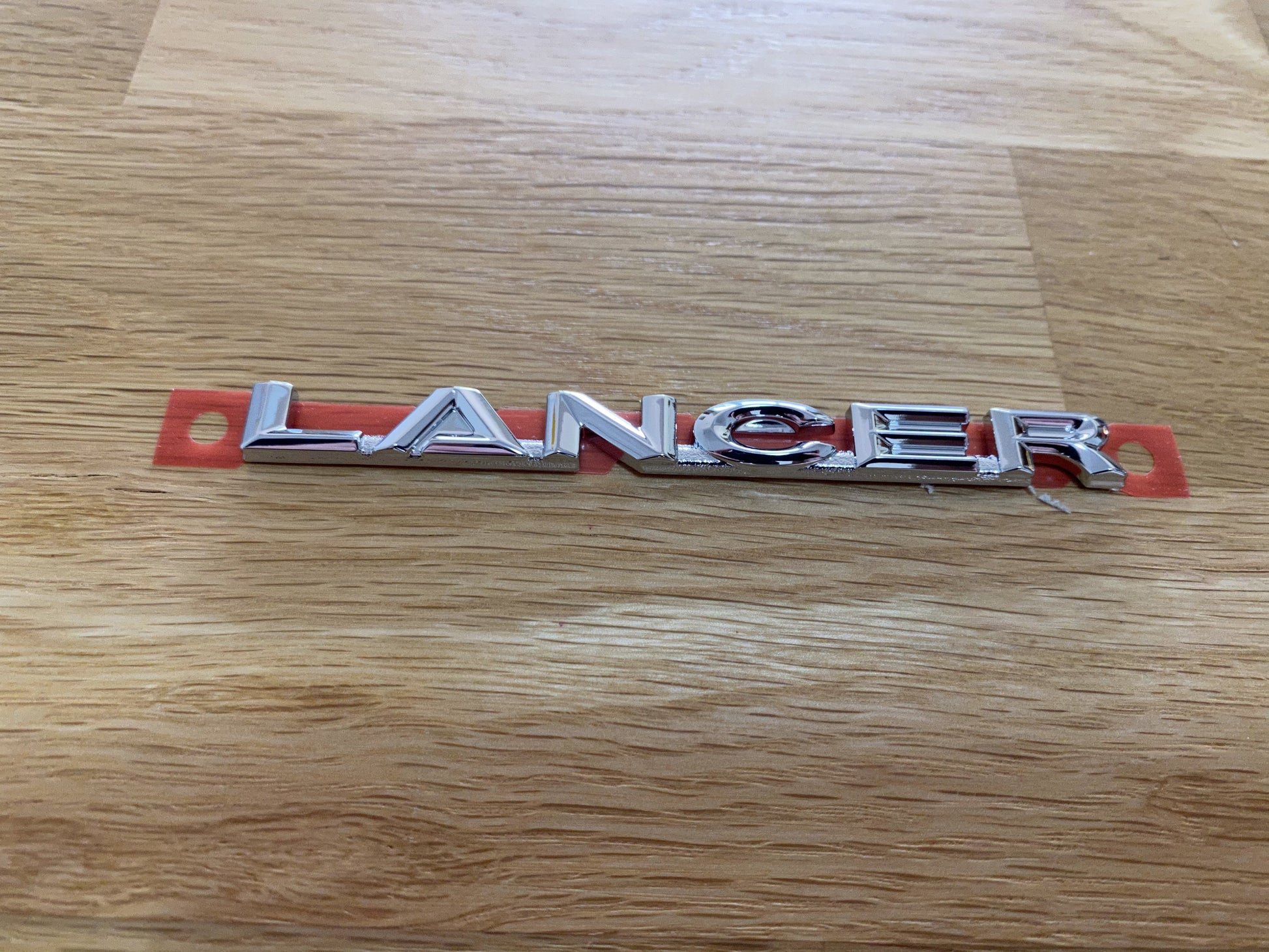 "Lancer" Silver Rear Decal to suit Mitsubishi Lancer Evolution 10 CZ4A - Vega Autosports