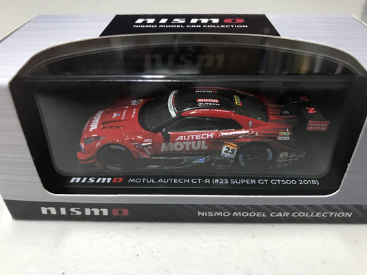 Genuine Nismo Motul Autech GT-R (#23 Super GT GT500 2018 2018) 1/64 Scale Model - Vega Autosports