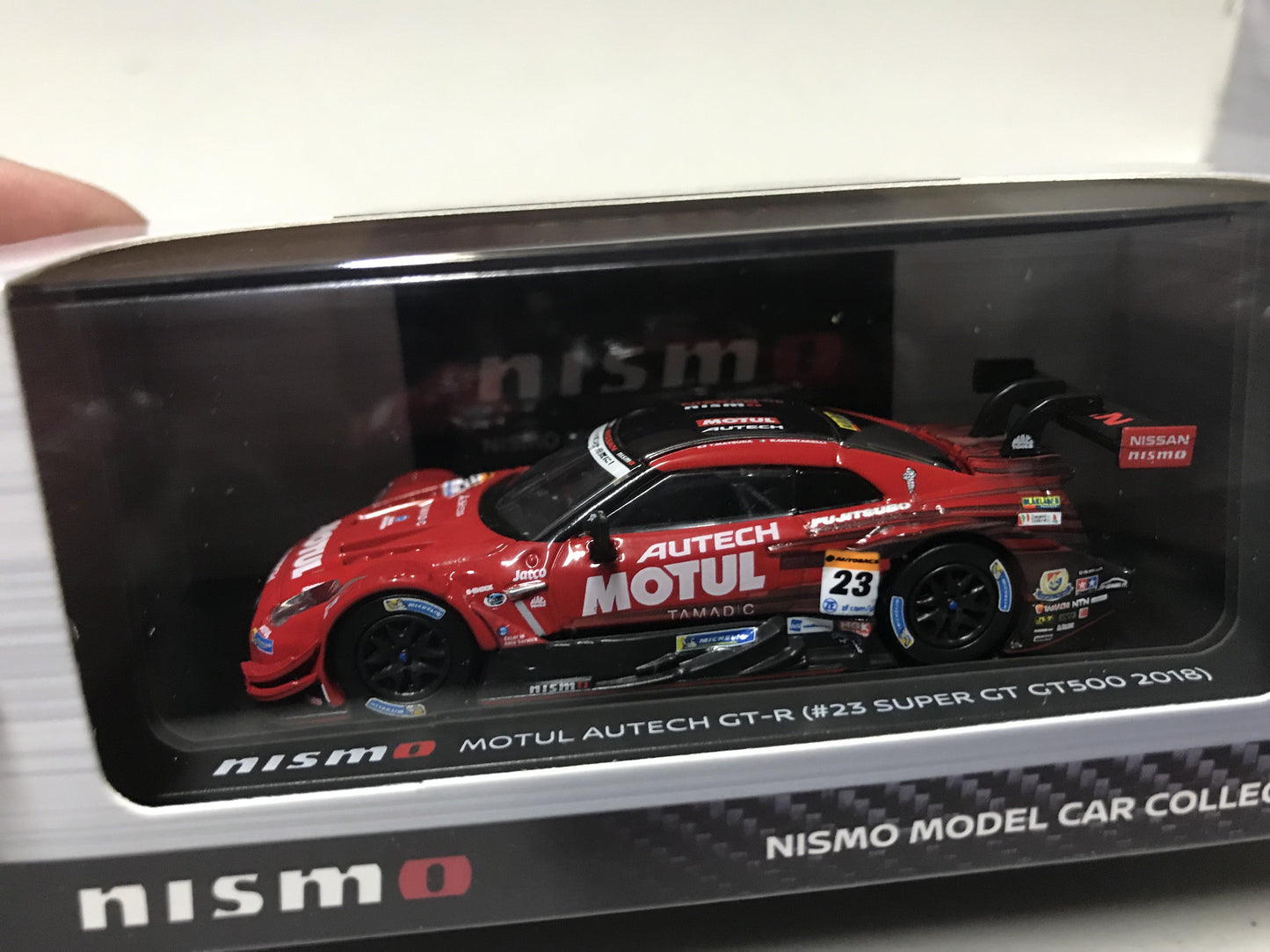 Genuine Nismo Motul Autech GT-R (#23 Super GT GT500 2018 2018) 1/64 Scale Model - Vega Autosports