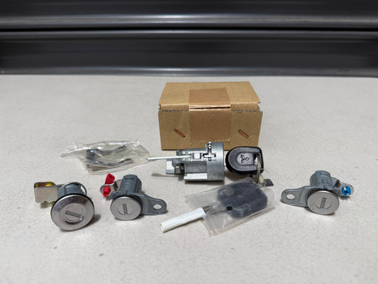 Lock Set to suit Mitsubishi Lancer Evolution 8 2002.12-2003.12 MN161249 - Vega Autosports