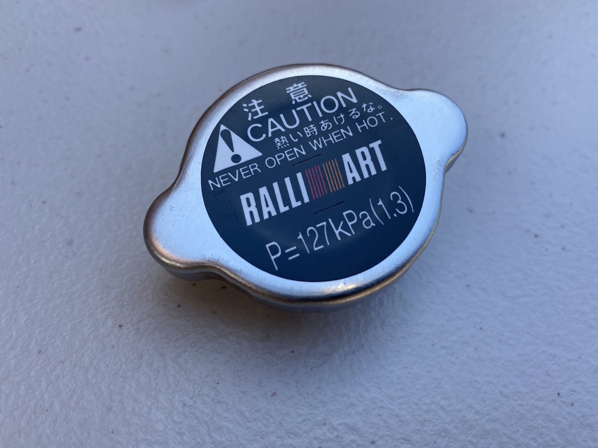 Genuine Mitsubishi Ralliart Radiator Cap to suit Mitsubishi Lancer Evo 4 / 5 / 6 / 6.5 / 7 / 8 / 9 - Vega Autosports