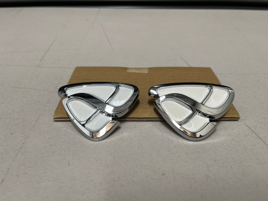Front / Rear White Efini Emblem To Suit Mazda Rx7 Fd3S 93-02 (F100-51-731A-03) Emblems Badges And