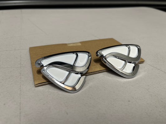 Front / Rear White Efini Emblem To Suit Mazda Rx7 Fd3S 93-02 (F100-51-731A-03) Emblems Badges And