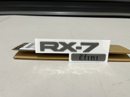 Rear Rx7 Efini Decal (F100-51-711C) To Suit Mazda Fd3S 93-99 Emblems Badges And Decals