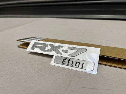 Rear Rx7 Efini Decal (F100-51-711C) To Suit Mazda Fd3S 93-99 Emblems Badges And Decals