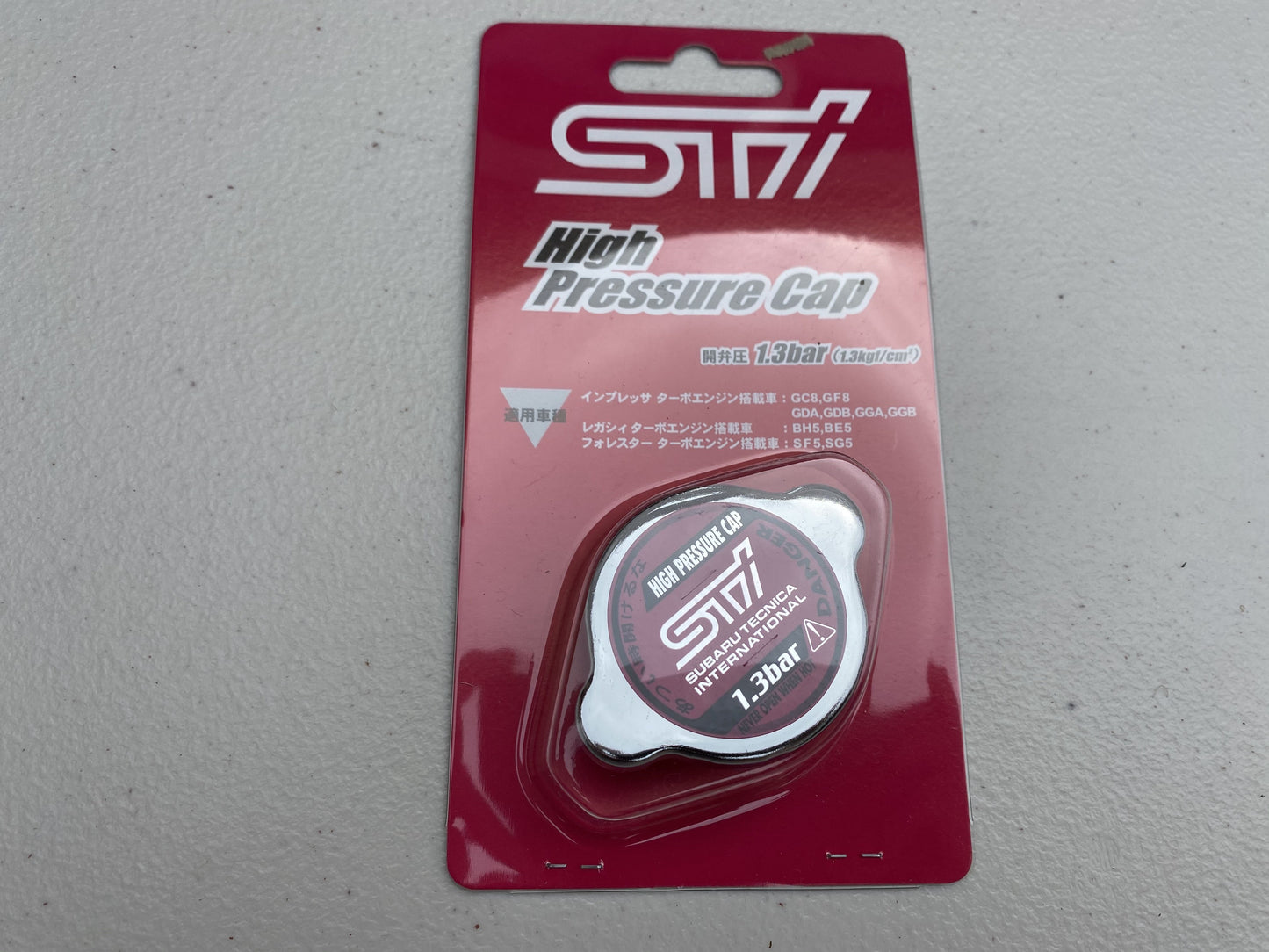 Genuine STI High Pressure Radiator Cap to suit Subaru WRX STI 1994-2014 - Vega Autosports