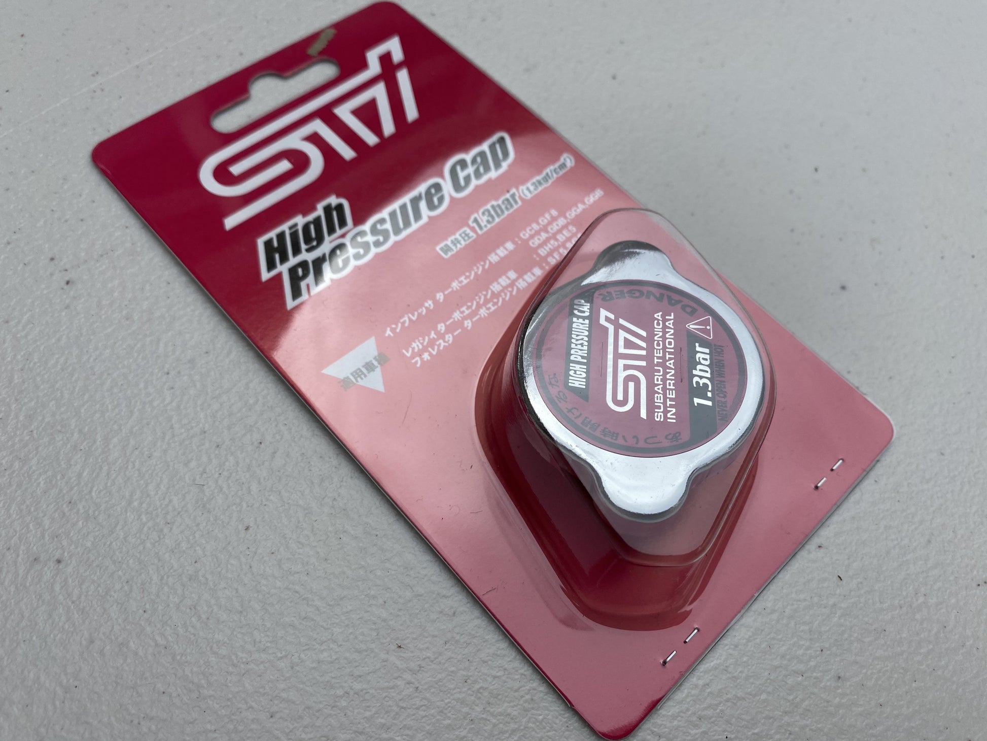 Genuine STI High Pressure Radiator Cap to suit Subaru WRX STI 1994-2014 - Vega Autosports