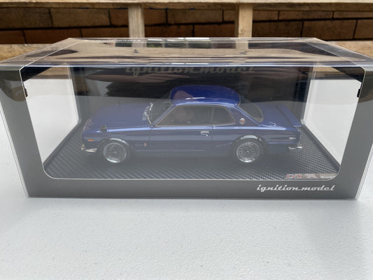 Genuine Ignition 1/18 Nissan Skyline 2000 GTR KPGC10 - Blue IG0773 - Vega Autosports