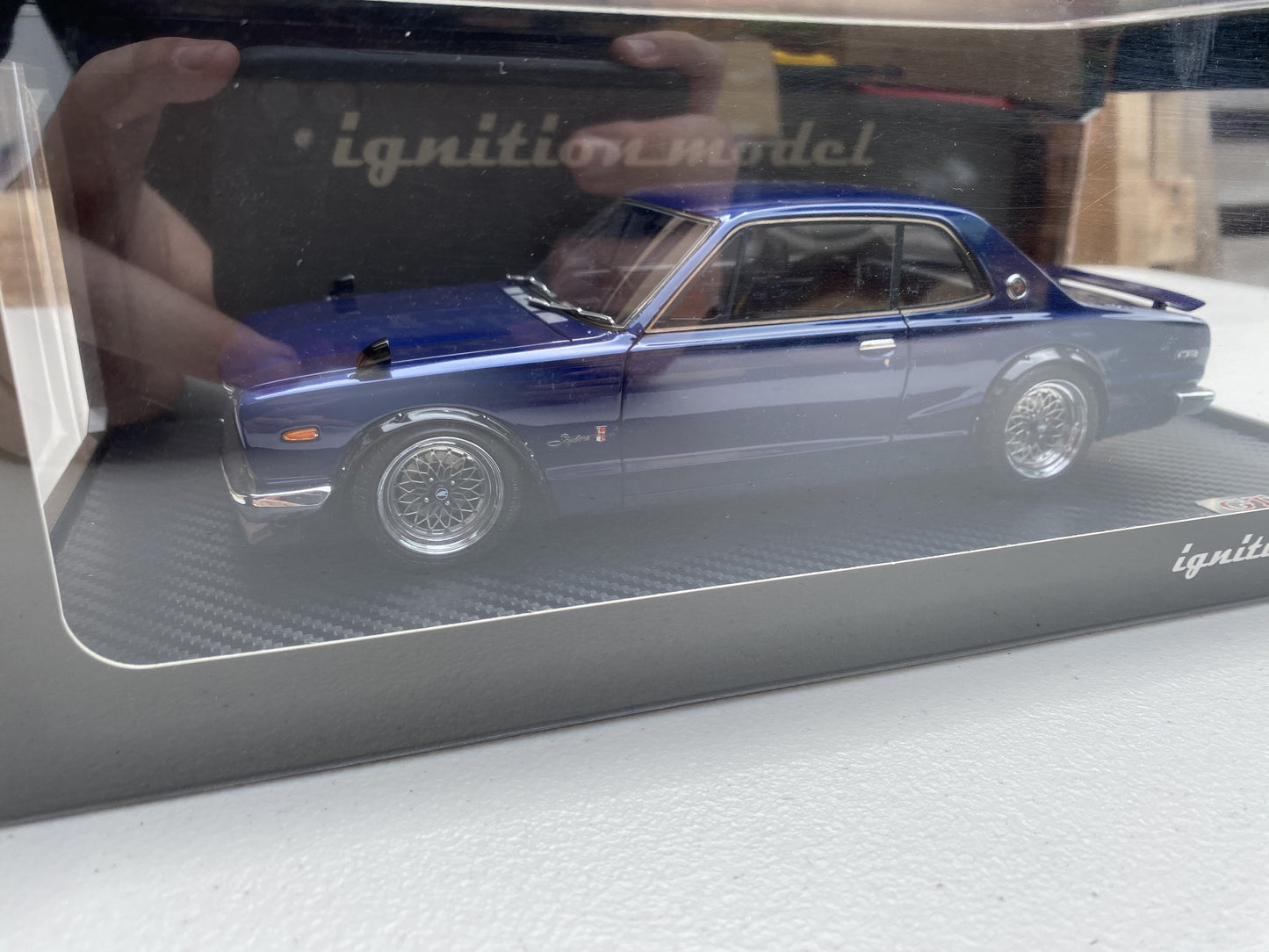 Genuine Ignition 1/18 Nissan Skyline 2000 GTR KPGC10 - Blue IG0773 - Vega Autosports