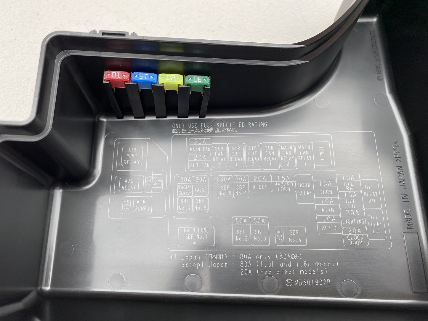 Engine Fuse Box Cover Lid Subaru Impreza Wrx Sti 2006-2007 Gd / Gg Electrical