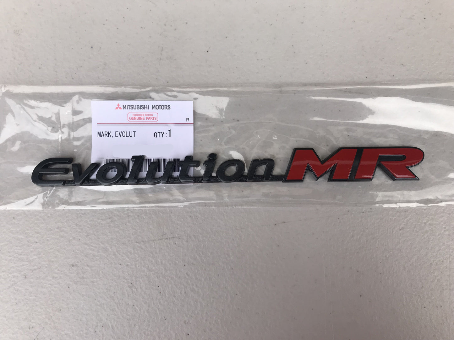 "Evolution MR" Emblem to suit Emblem to suit Mitsubishi Lancer Evo 8 CT9A - Vega Autosports