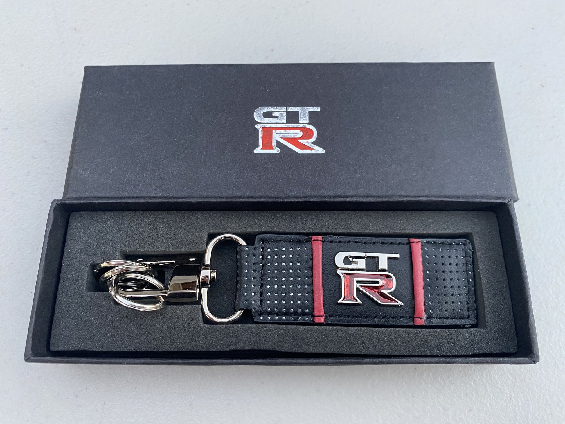 Leather Gtr Key Ring Holder - Discontinued Limited Stock Genuine Nissan Merchandise