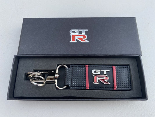 Leather Gtr Key Ring Holder - Discontinued Limited Stock Genuine Nissan Merchandise