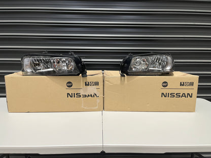 Xenon Headlight Assembly Set Rhs & Lhs To Suit Nissan Skyline R34 Gtr Late Model - 00/08 Onwards