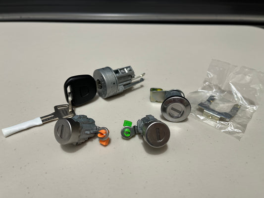 Lock Set To Suit Mitsubishi Lancer Evolution 5 / 6 6.5 Tme Cp9A Electrical