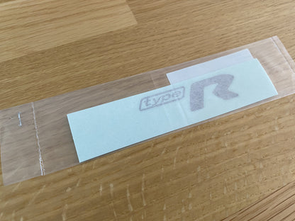 ‘Type R' Rear Hockey Decal to suit Subaru Impreza WRX STI Type R GC8 - Vega Autosports