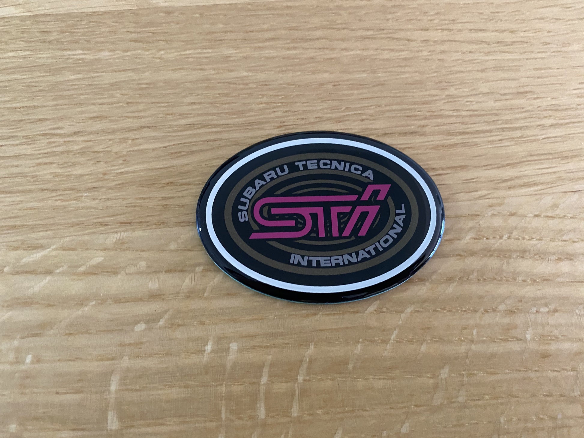 ‘STI' Front Fender Emblem to suit Subaru Impreza WRX STI GC8 93-01 - Vega Autosports