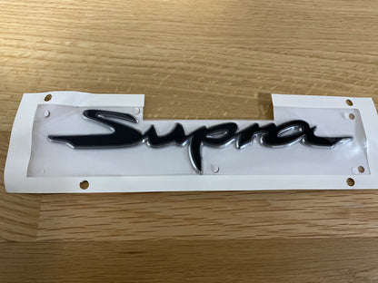 "Supra" OEM Rear Truck Emblem to suit Toyota Supra 2020 ~ Onwards A90 - Vega Autosports
