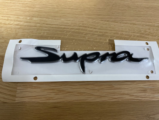 "Supra" OEM Rear Truck Emblem to suit Toyota Supra 2020 ~ Onwards A90 - Vega Autosports