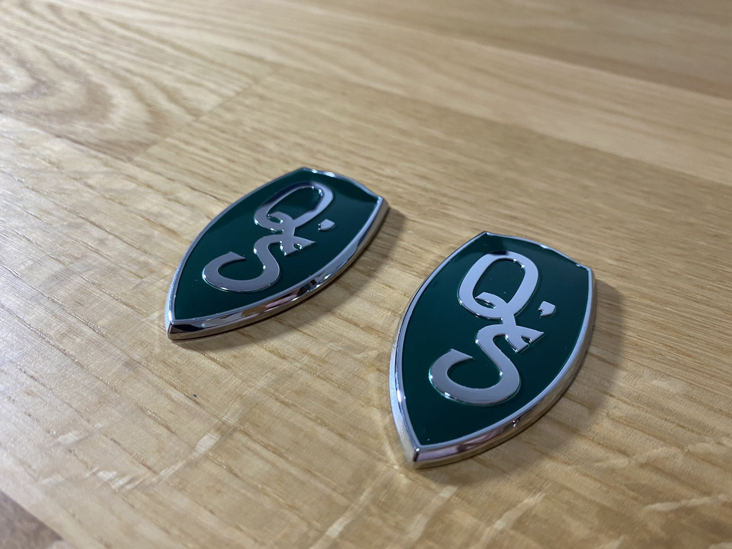 Side Emblem Set Green Qs To Suit Nissan Silvia S14 95-98 Emblems Badges And Decals