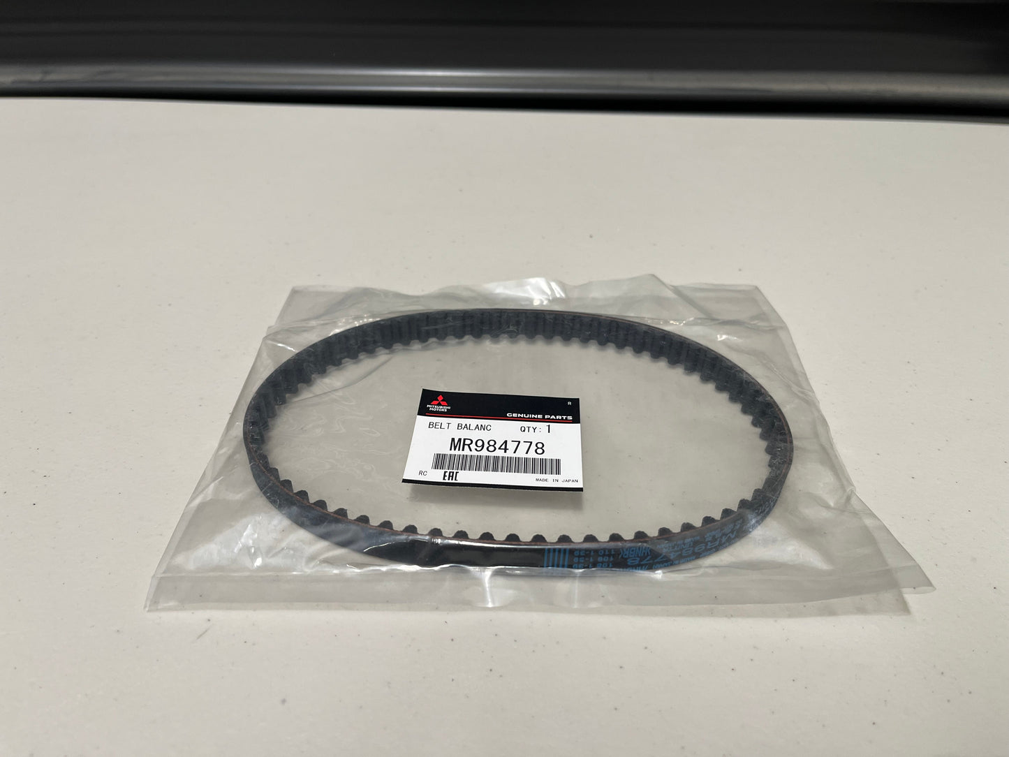 Oem Balancer Belt (4G63) To Suit Mitsubishi Lancer Evolution 1 - 9 Mr984778 Engine