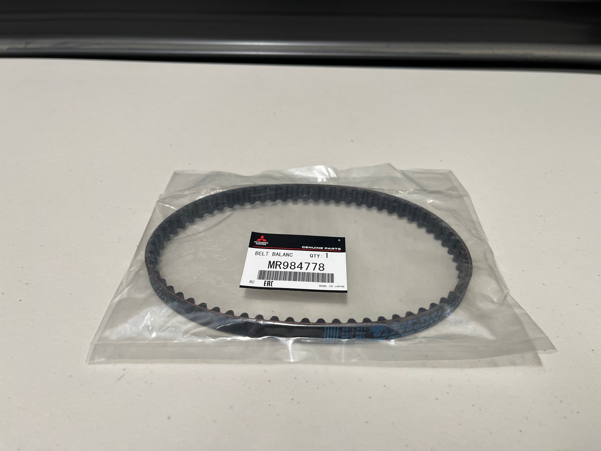 Oem Balancer Belt (4G63) To Suit Mitsubishi Lancer Evolution 1 - 9 Mr984778 Engine
