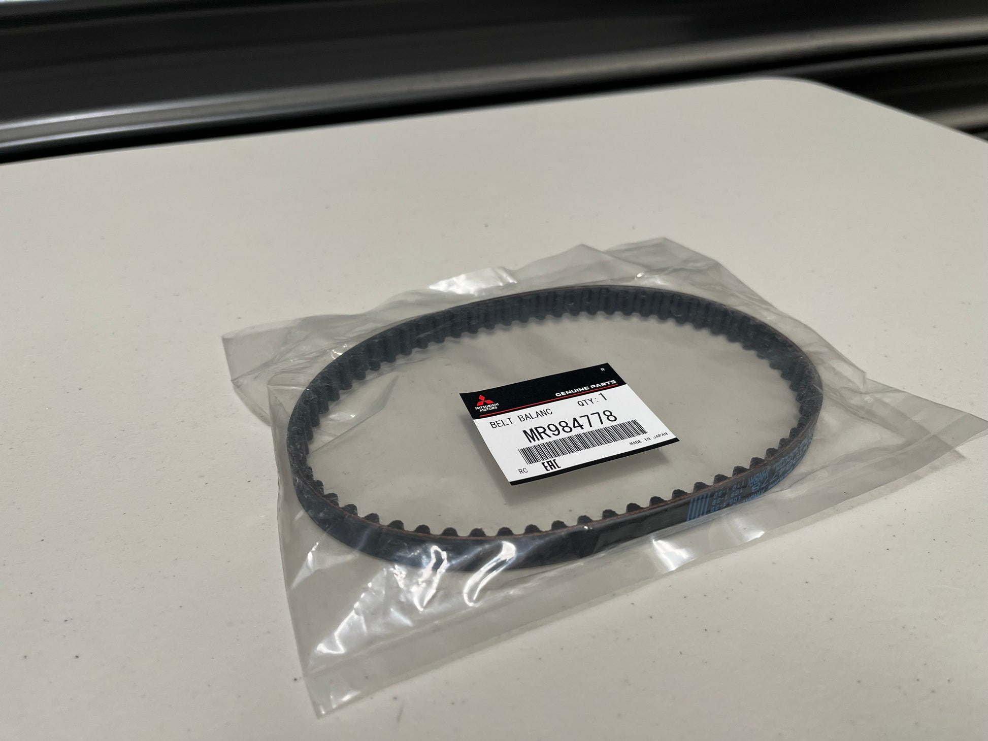 Oem Balancer Belt (4G63) To Suit Mitsubishi Lancer Evolution 1 - 9 Mr984778 Engine