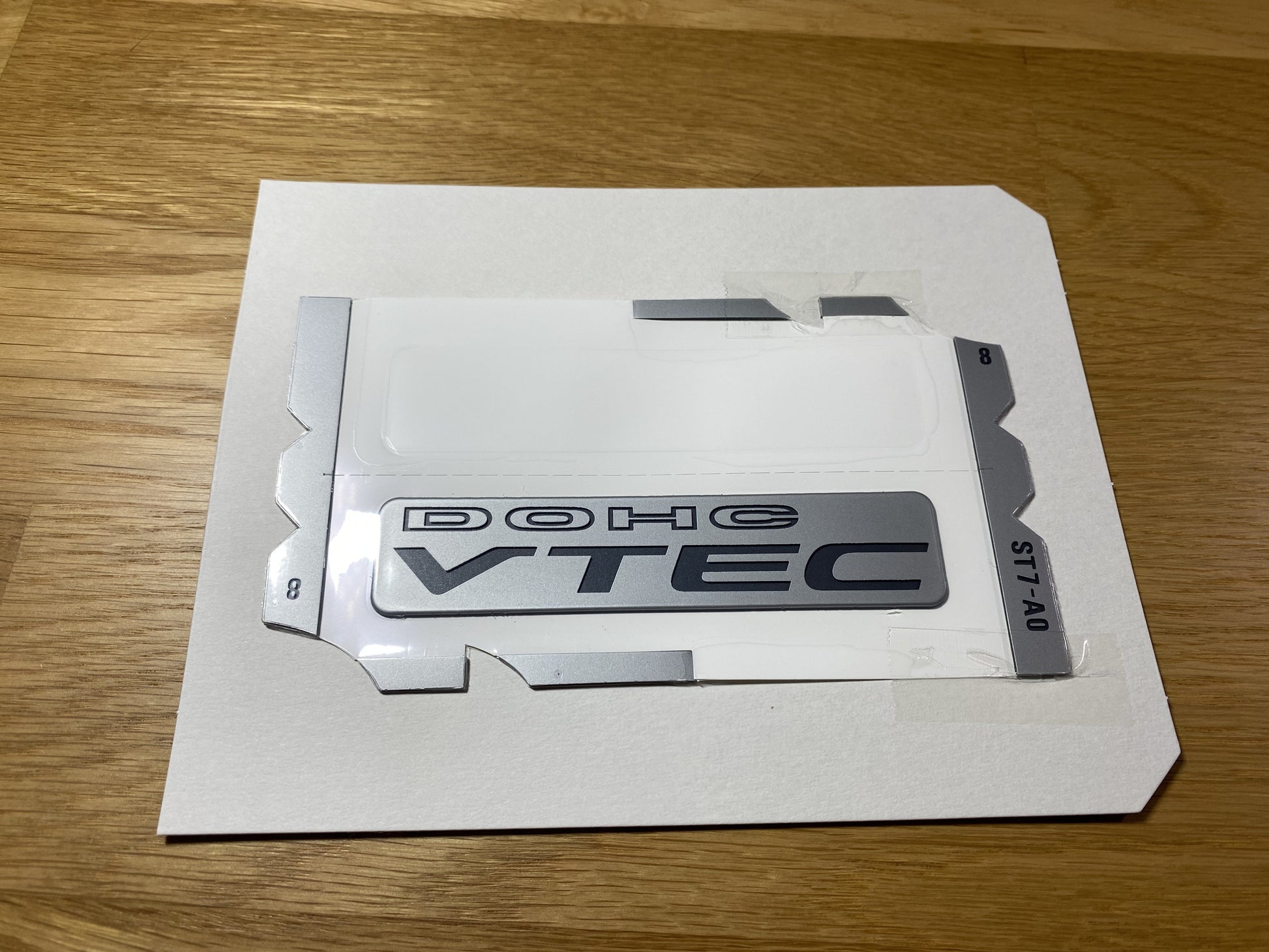 'DOHC VTEC' Emblem Badge to suit Honda Integra Type R B18C1 B18C5 DC2 90-01 - Vega Autosports