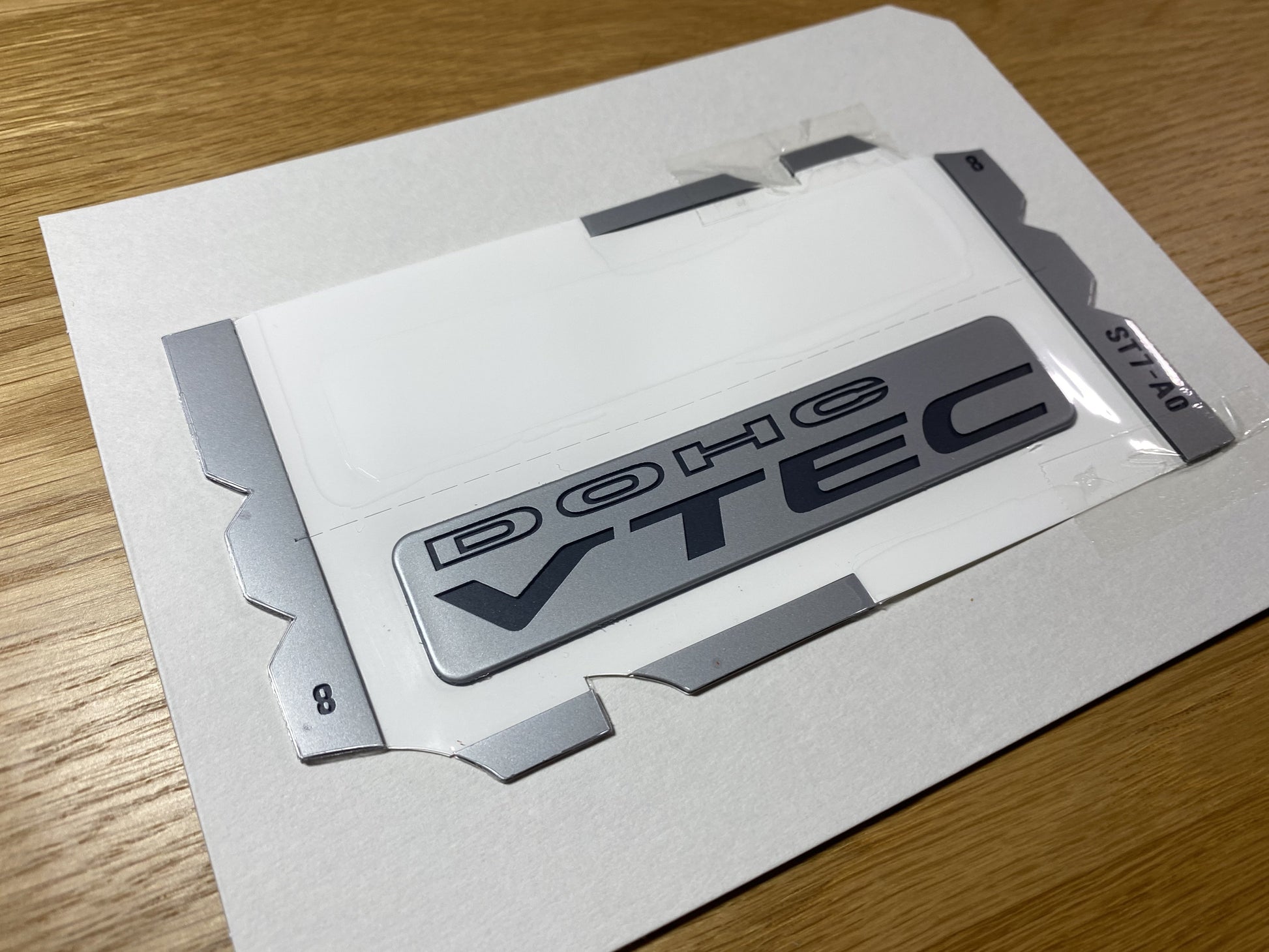 'DOHC VTEC' Emblem Badge to suit Honda Integra Type R B18C1 B18C5 DC2 90-01 - Vega Autosports