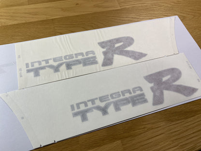 Rear Quarter Integra Type R Rhs / Lhs Decal Set To Suit Honda Dc2 Emblems Badges And Decals