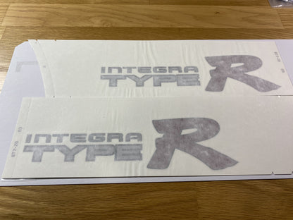 Rear Quarter Integra Type R Rhs / Lhs Decal Set To Suit Honda Dc2