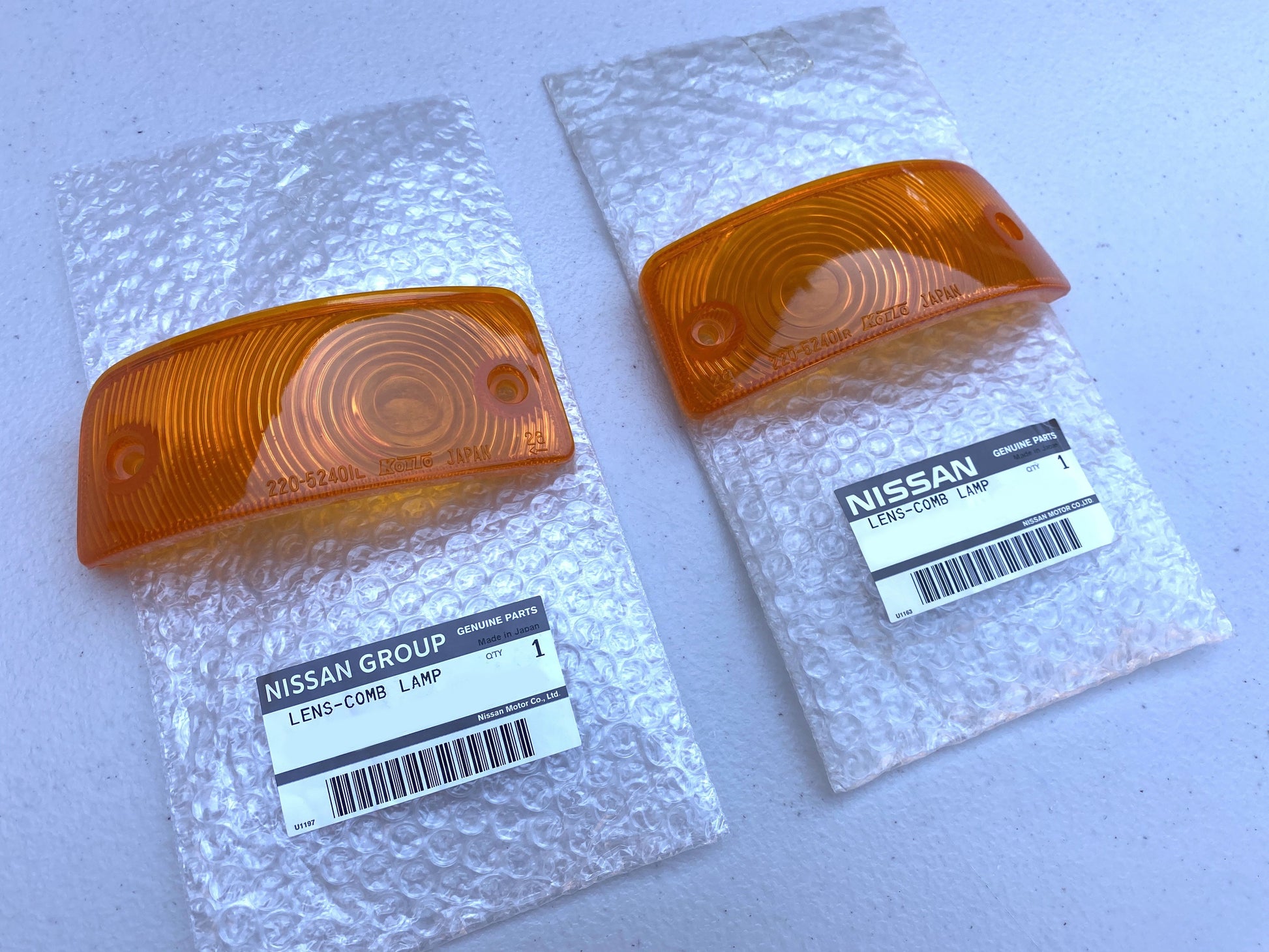 Rear Combination Indicator Lens RHS / LHS to suit Datsun 1200 Ute B120 Sunny - Vega Autosports