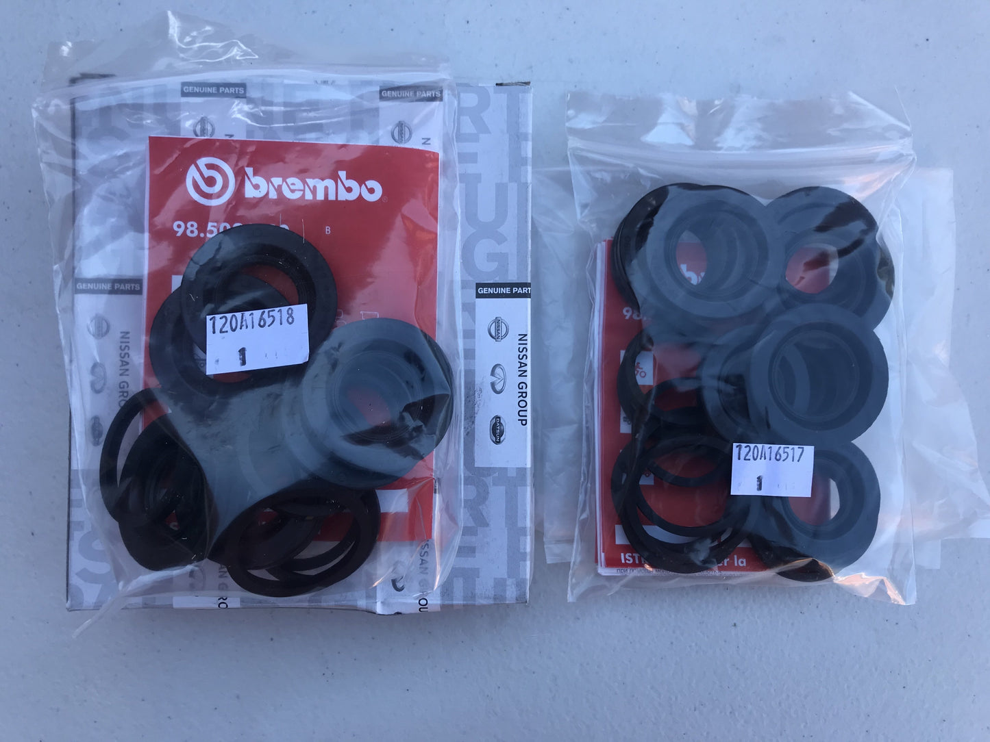 Genuine Brembo Caliper Seal Kits to suit Nissan R35 GTR - Vega Autosports