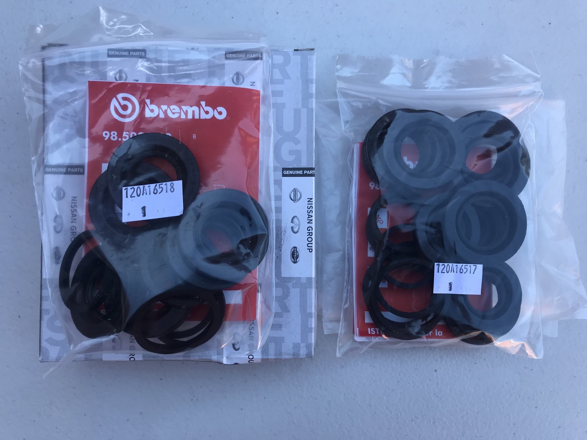 Genuine Brembo Caliper Seal Kits to suit Nissan R35 GTR - Vega Autosports