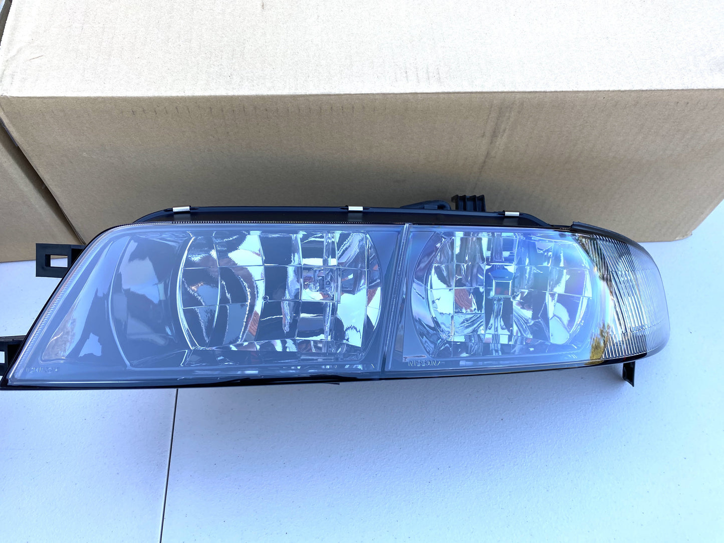 Genuine Nissan Headlight Set to suit Nissan R33 GTS-T Series 2 - Pair - Vega Autosports