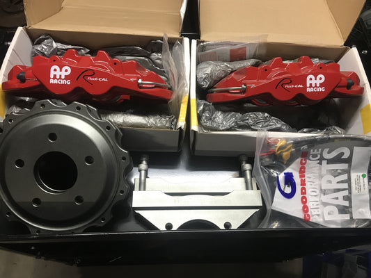 Genuine AP Racing CP8530 4 Pot brake kit to suit Nissan R32 GTR / R33 GTR Skyline - Vega Autosports